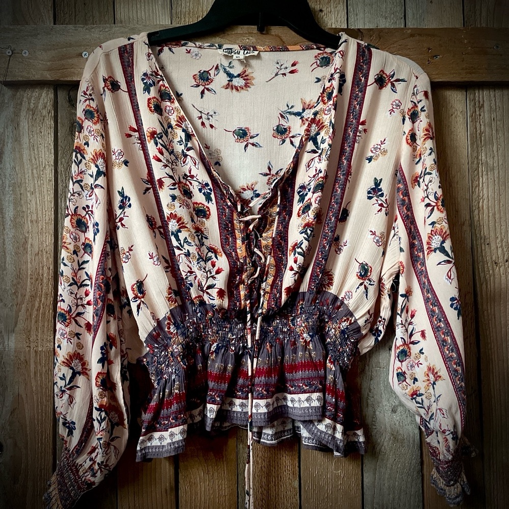 Floral Bohemian Blouse